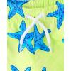 The Children’s Place Baby Boys’ and Toddler Short Sleeve Rashguard and Bottoms(Lime Starfish)