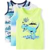 The Children’s Place Baby Boys’ and Toddler Assorted Tank Top(Dino/Tropical/Multi 3-pack)
