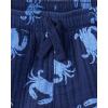 The Children’s Place Baby Boys’ And Toddler Gauze Short Sleeve Shirt and Shorts, 2 Piece Outfit(Tidal Crabs)