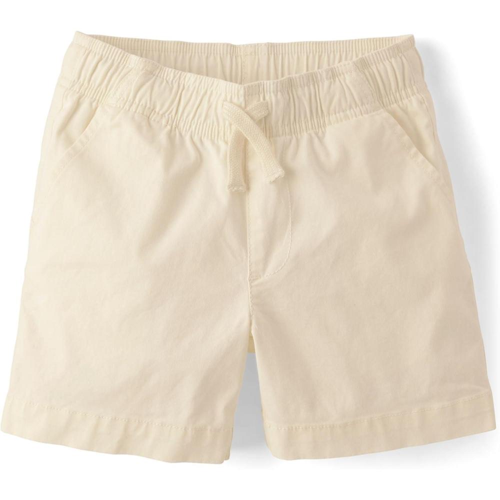 imageThe Childrens Place Boys Pull on Jogger ShortsFair Ivory