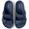 The Children’s Place Boys’ Boys’ Everyday Slip on Double Buckle Slide Sandals(Navy)