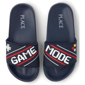 The Children’s Place Boys’ Boys Everyday Slip on Slide Sandals(Game Mode)