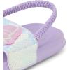 The Children’s Place Baby Girls’ And Toddler Everyday Slide Sandals With Backstrap(Silver Bow)