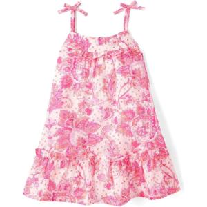 The Children’s Place,Baby-Girls,and Toddler Sleeveless Dress,Red Butterfly,9 Months,12 Months(Iced Berry Tassels)