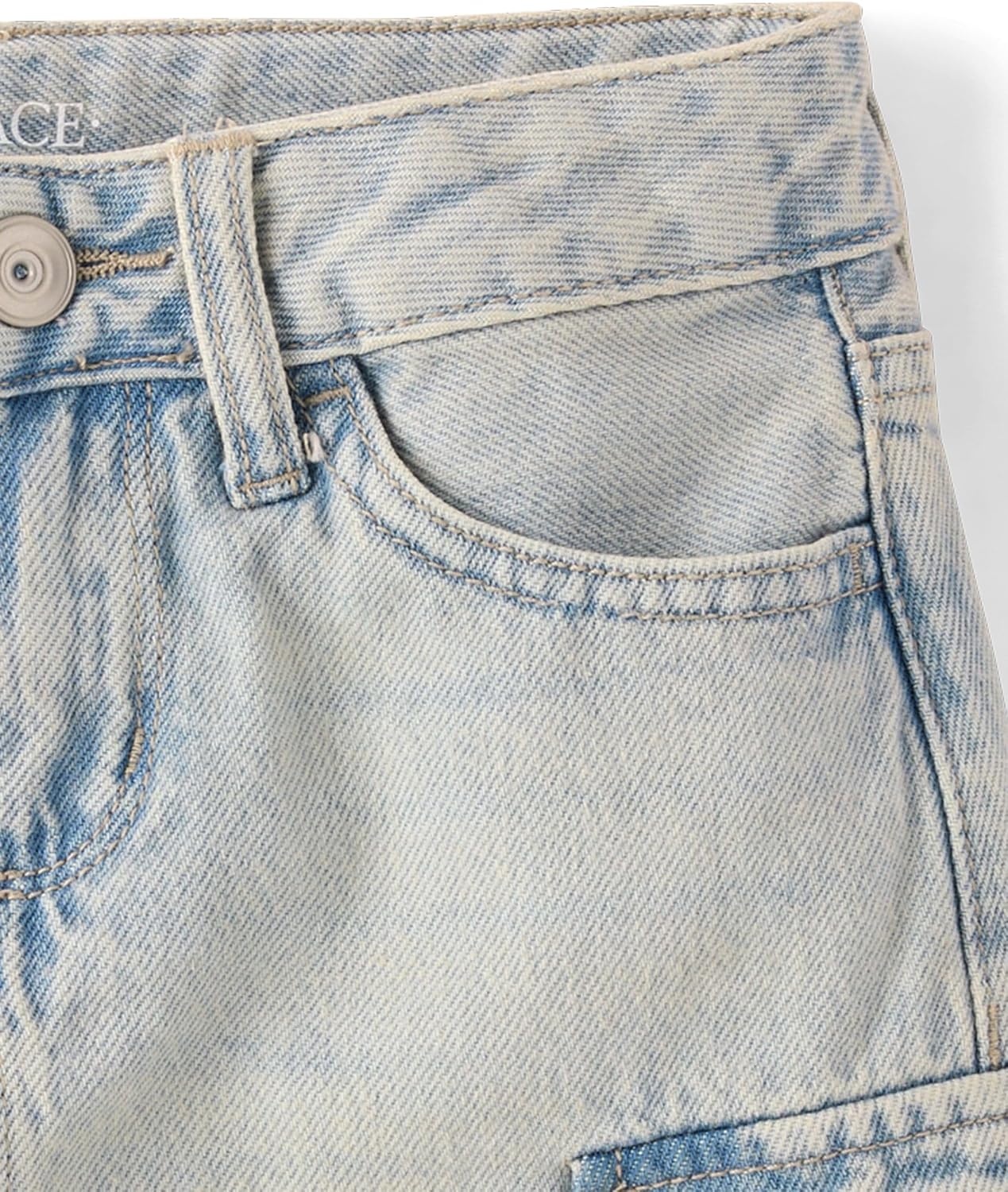 image:imageThe Childrens Place Girls Everyday Denim Skirts and SkortsTinsely Wash
