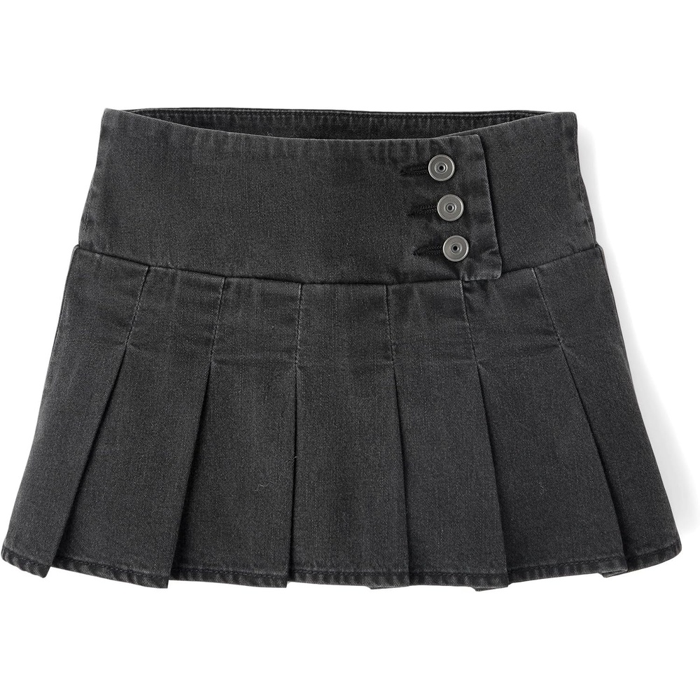 image:imageThe Childrens Place Girls Everyday Denim Skirts and SkortsBlack Wash