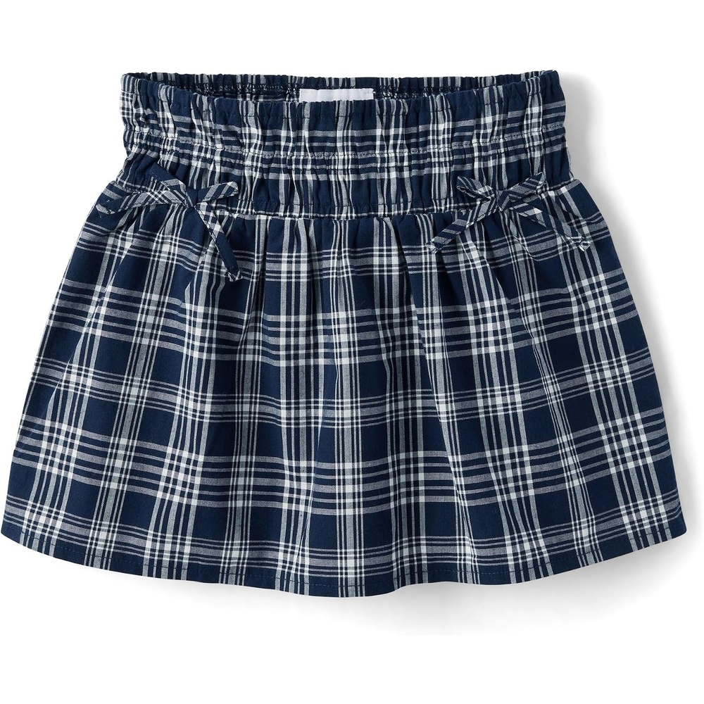image:imageThe Childrens Place Girls Smocked Poplin SkortTidal Plaid