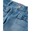 The Children’s Place Baby Girls’ and Toddler Flare Jeans(Lt Med Wash Bow Pocket)