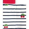 The Children’s Place Baby Girls’ and Toddler Print Leggings,4-Pack(Cherries/Navy/Red/Apples)
