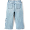 The Children’s Place Baby Girls’ and Toddler Wide Leg Jeans(Olly Wash)