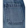 The Children’s Place Girls’ Baggy Cargo Jeans(Light Thea Wash)
