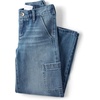 The Children’s Place Girls’ Baggy Cargo Jeans(Light Thea Wash)