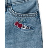 The Children’s Place Girls’ Everyday Denim Skirts and Skorts(Mina Wash)