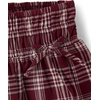 The Children’s Place Girls’ Smocked Poplin Skort(Bittersweet Plaid)
