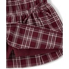 The Children’s Place Girls’ Smocked Poplin Skort(Bittersweet Plaid)