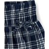 The Children’s Place Girls’ Smocked Poplin Skort(Tidal Plaid)