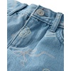 The Children’s Place Girls’ Wide Leg Jeans(Valley Wash Blue)