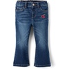 The Children’s Place Baby Girls’ and Toddler Flare Jeans(Grove Wash)