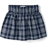 The Children’s Place Girls’ Smocked Poplin Skort(Tidal Plaid)
