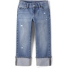 The Children’s Place Girls Straight Leg Jeans(90s Valley Wash Ankle Cuff)