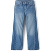 The Children’s Place Girls’ Wide Leg Jeans(Peak Wash)