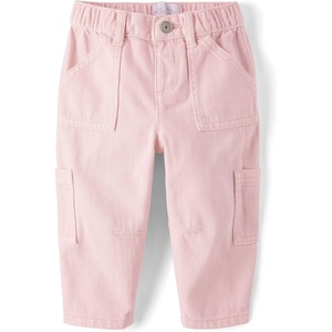 The Children’s Place Baby Girls’ and Toddler Barrel Leg Jeans(Rose Mist)