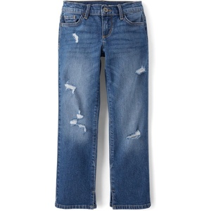 The Children’s Place Girls Straight Leg Jeans(90s Grove Wash)