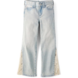 The Children’s Place Girls’ Wide Leg Jeans(Tinsley Wash)