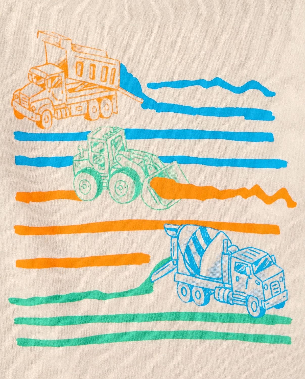 image:imageThe Childrens Place Baby Boys and Toddler Short Sleeve Graphic TShirts5PackDirtConstructionCrush It