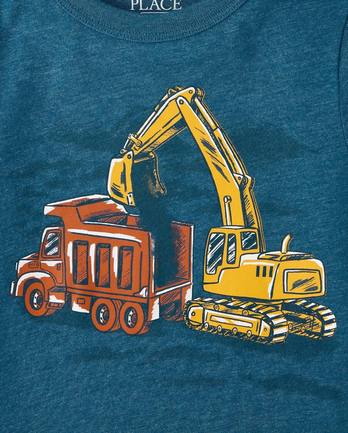 image:imageThe Childrens Place Baby Boys and Toddler Short Sleeve Graphic TShirts5PackDirtConstructionCrush It