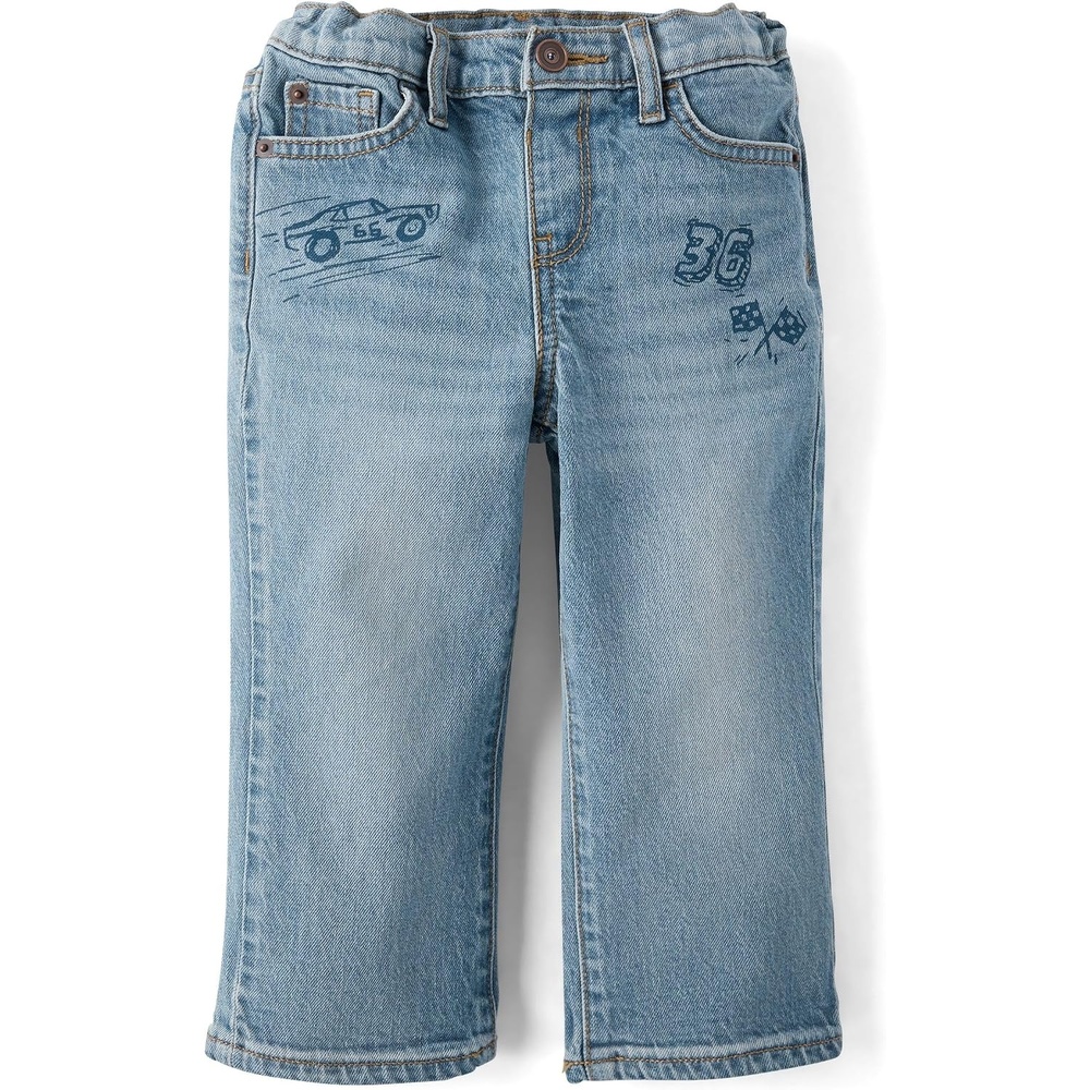 image:imageThe Childrens Place Baby Boys Straight Leg JeansWolf Wash