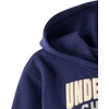 The Children’s Place Baby Boys’ And Toddler Active Long Sleeve Premium Fleece Zip Front Hoodie(Thunder Blue Undefeated)