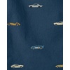 The Children’s Place Baby Boys’ and Toddler Long Sleeve Cotton Poplin Button Down Shirt(Ink Racecar)