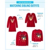 The Children’s Place Baby Boys’ and Toddler Long Sleeve Crew Neck Pullover Sweater(Red Reindeer)