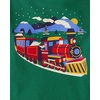 The Children’s Place Baby Boys’ and Toddler Long Sleeve Everday Casual Knit Shirt(Holiday Train 2fer)