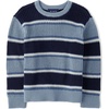 The Children’s Place Baby Boys’ and Toddler Long Sleeve Crew Neck Pullover Sweater(Stoneybrook Stripe)
