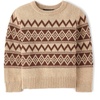 The Children’s Place Baby Boys’ and Toddler Long Sleeve Crew Neck Pullover Sweater(Terra Fairisle)