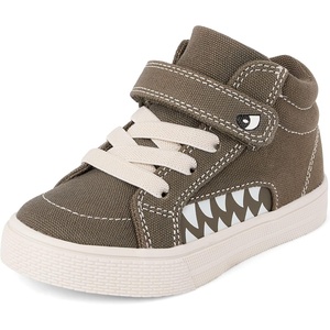 The Children’s Place Boys’ and Toddler Everyday Casual Sneakers(Olive)