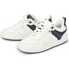 The Children’s Place Boys’ Boys’ Everyday Casual Lace Up Sneakers(White Low Top)