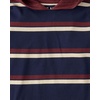 The Children’s Place Boys’ Long Sleeve Hooded Shirt(Tidal Stripe)