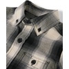 The Children’s Place Boys Long Sleeve Plaid Flannel Button Up Shirt(Black/White Plaid)