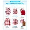 The Children’s Place Boys Long Sleeve Plaid Flannel Button Up Shirt(Red Cane Plaid)