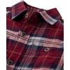 The Children’s Place Boys Long Sleeve Plaid Flannel Button Up Shirt(Redwood Plaid)