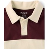 The Children’s Place Boys’ Long Sleeve Rugby Polo(Bittersweet)