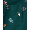 The Children’s Place Boys’ Short Sleeve Poplin Button Down Shirt(Balt Green Food)