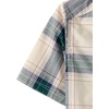 The Children’s Place Boys’ Short Sleeve Poplin Button Down Shirt(Haystack Plaid)