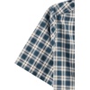 The Children’s Place Boys’ Short Sleeve Poplin Button Down Shirt(Ink Plaid)