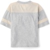 The Children’s Place Boys’ Short Sleeve Quick Dry Mesh Football Jersey(Heather Grey)