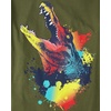 The Children’s Place Boys Vehicle Short Sleeve Graphic T-Shirts,multipacks(Positive Vibes/Dino/Alligator)