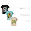 The Children’s Place Boys Vehicle Short Sleeve Graphic T-Shirts,multipacks(Shark/Iguana/Turtle)